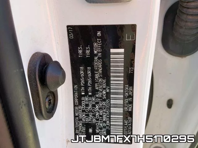 JTJBM7FX7H5170295 фото 2