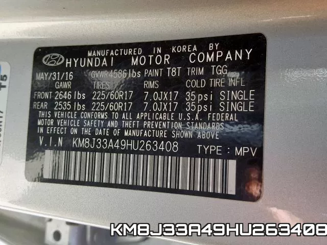 KM8J33A49HU263408 фото 2