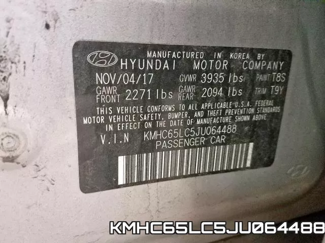 KMHC65LC5JU064488 фото 2