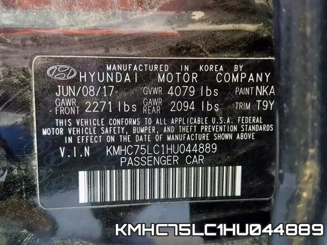 KMHC75LC1HU044889 фото 2