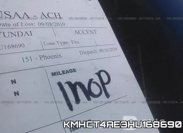 KMHCT4AE3HU168690 фото 8