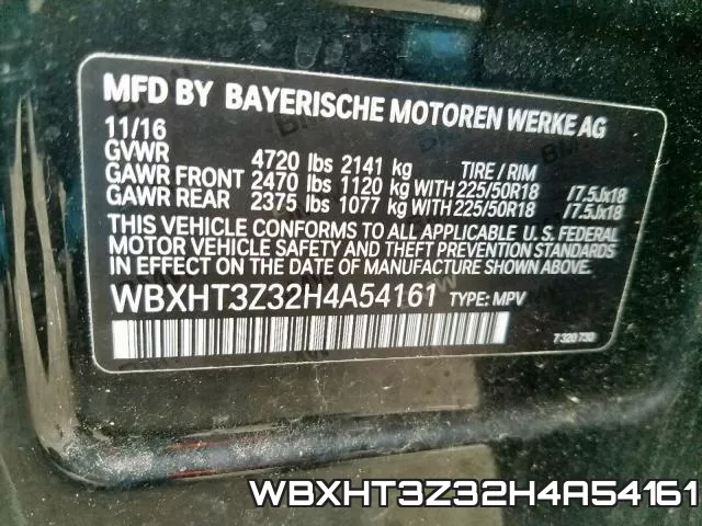 WBXHT3Z32H4A54161 фото 2