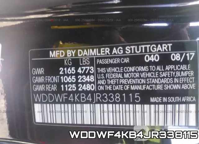 WDDWF4KB4JR338115 фото 9