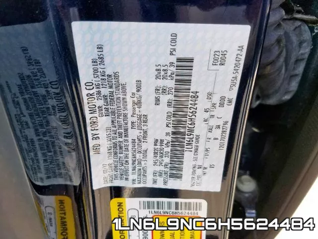 1LN6L9NC6H5624484 фото 2