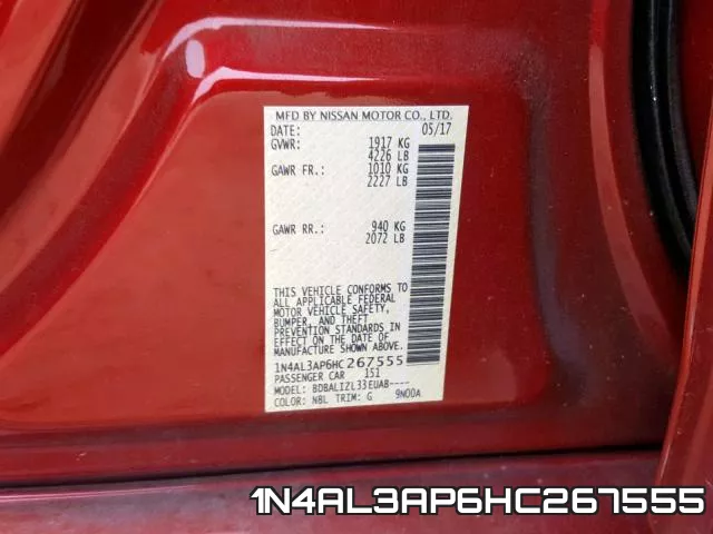 1N4AL3AP6HC267555 фото 2