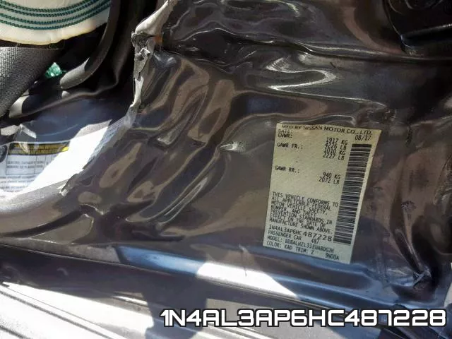 1N4AL3AP6HC487228 фото 2