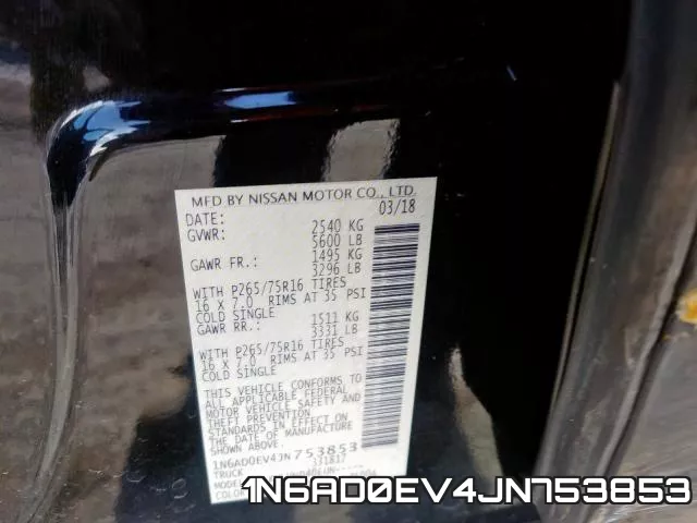 1N6AD0EV4JN753853 фото 2