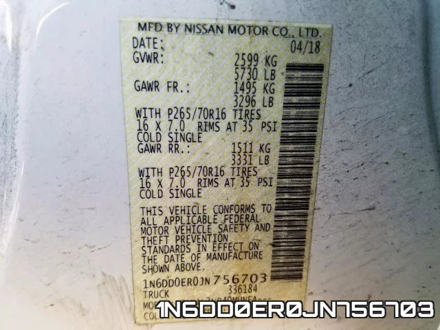 1N6DD0ER0JN756703 фото 2
