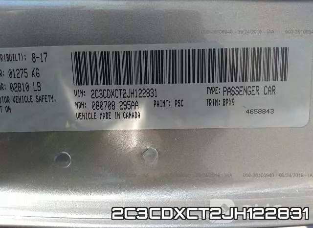 2C3CDXCT2JH122831 фото 9