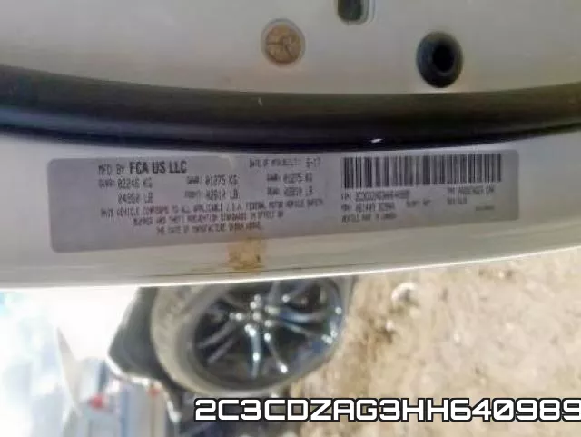 2C3CDZAG3HH640989 фото 2
