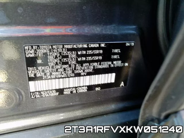 2T3A1RFVXKW051240 фото 2