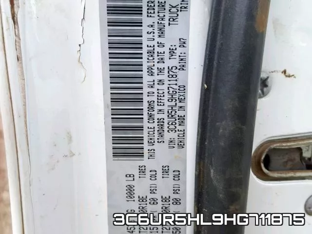 3C6UR5HL9HG711875 фото 2