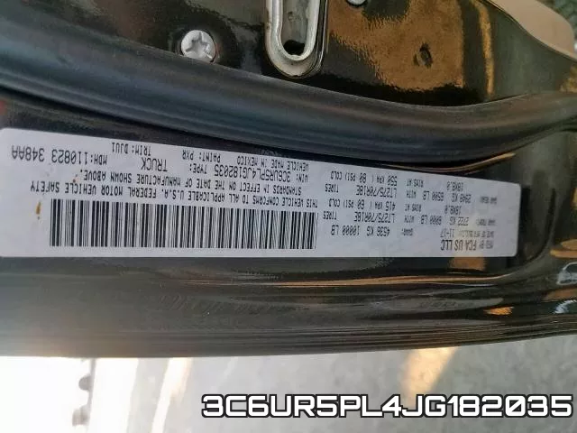 3C6UR5PL4JG182035 фото 2