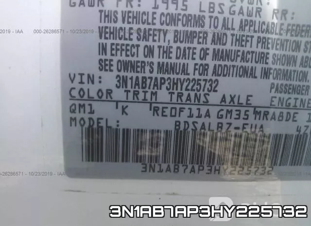 3N1AB7AP3HY225732 фото 10