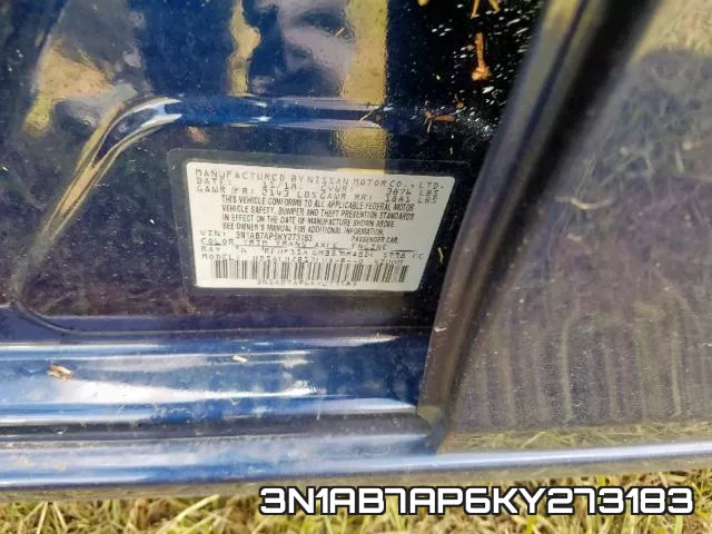 3N1AB7AP6KY273183 фото 2