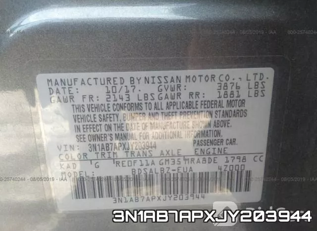 3N1AB7APXJY203944 фото 10
