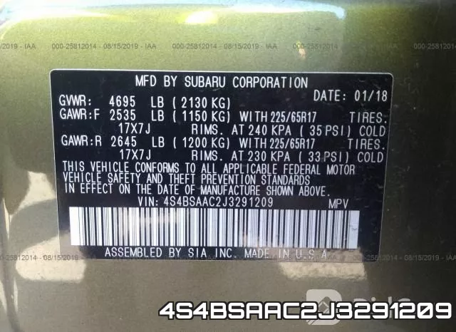 4S4BSAAC2J3291209 фото 10
