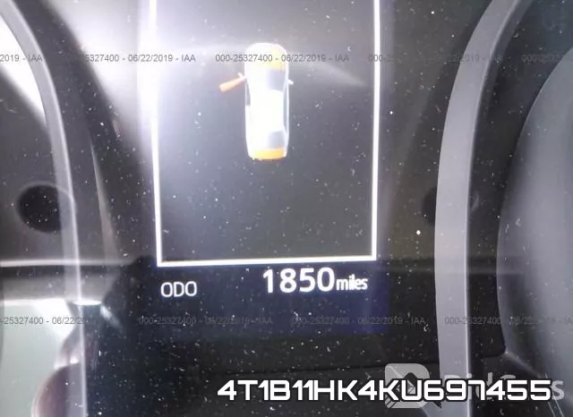4T1B11HK4KU697455 фото 8