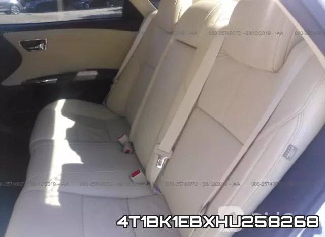 4T1BK1EBXHU258268 фото 9