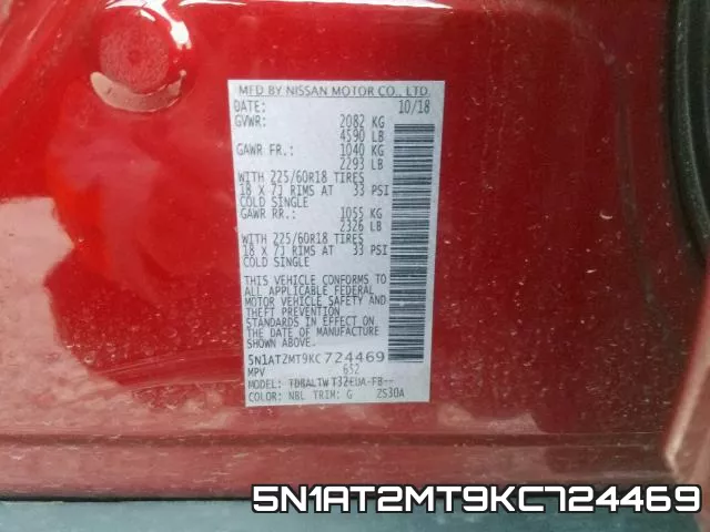 5N1AT2MT9KC724469 фото 2