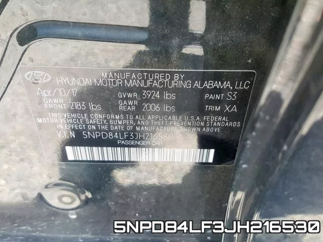 5NPD84LF3JH216530 фото 2