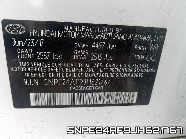 5NPE24AF9JH621767 фото 2