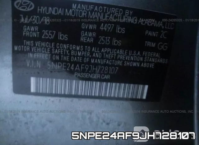 5NPE24AF9JH728107 фото 10