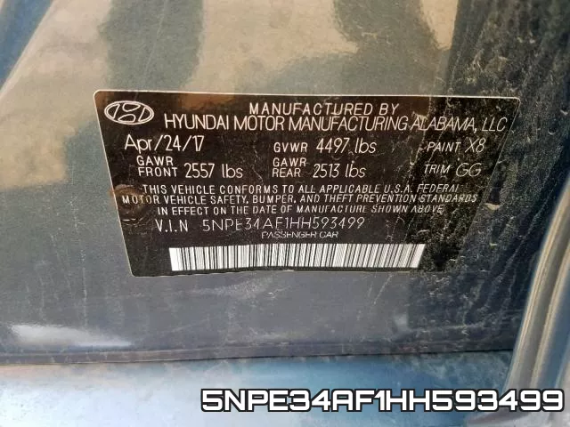 5NPE34AF1HH593499 фото 2
