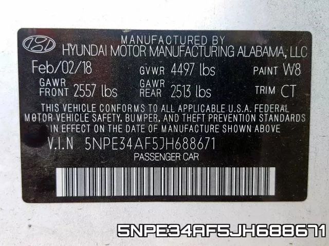 5NPE34AF5JH688671 фото 2