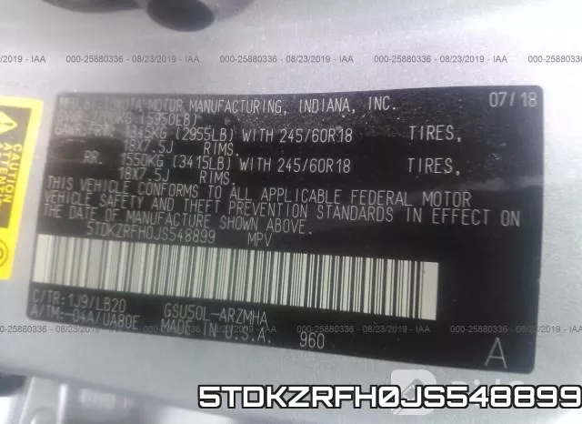 5TDKZRFH0JS548899 фото 10