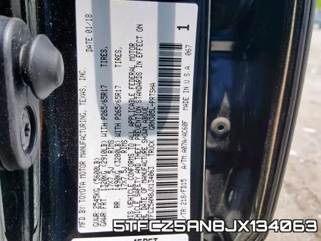5TFCZ5AN8JX134063 фото 2