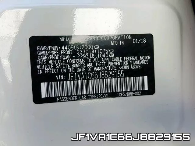 JF1VA1C66J8829155 фото 2