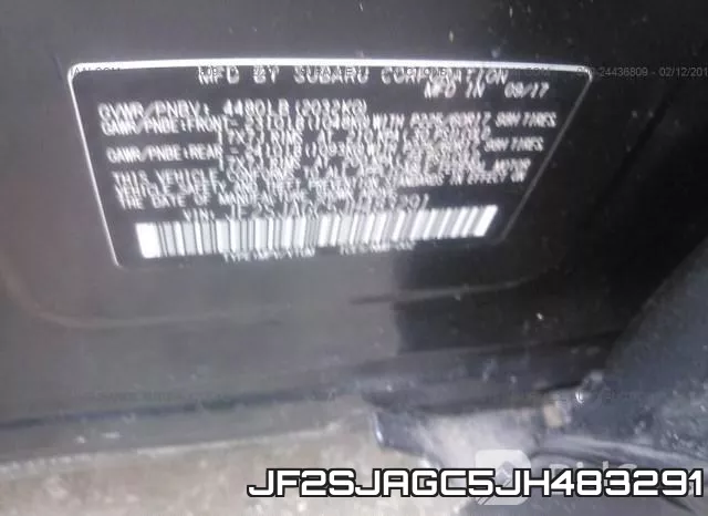 JF2SJAGC5JH483291 фото 10