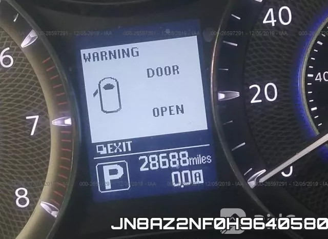 JN8AZ2NF0H9640580 фото 7