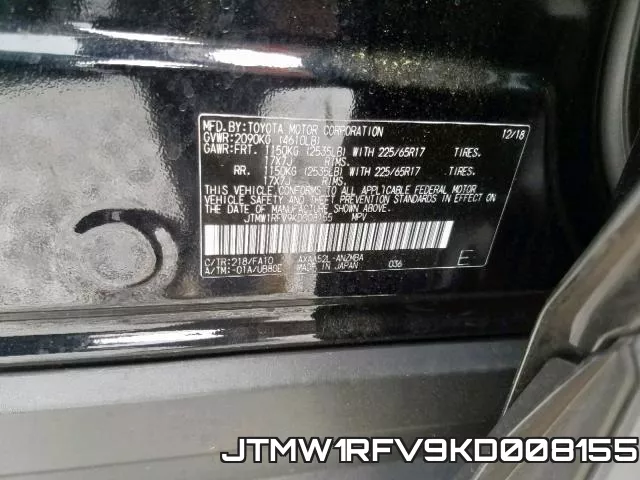 JTMW1RFV9KD008155 фото 2