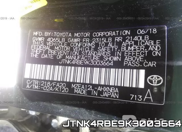 JTNK4RBE9K3003664 фото 10