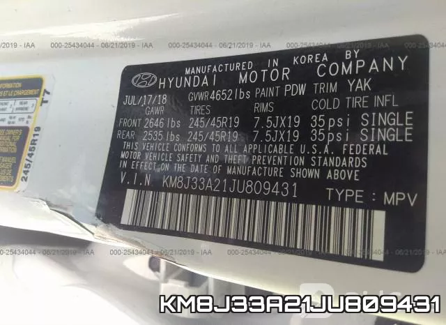 KM8J33A21JU809431 фото 10