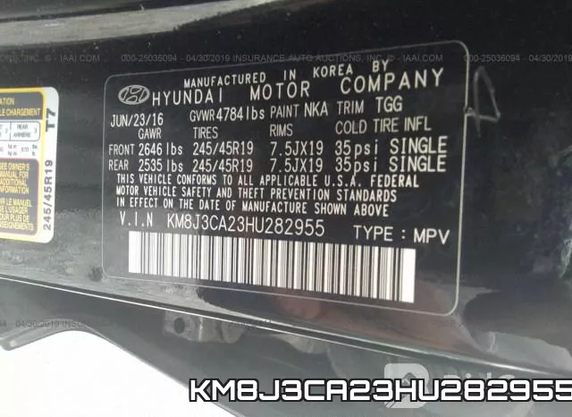 KM8J3CA23HU282955 фото 10