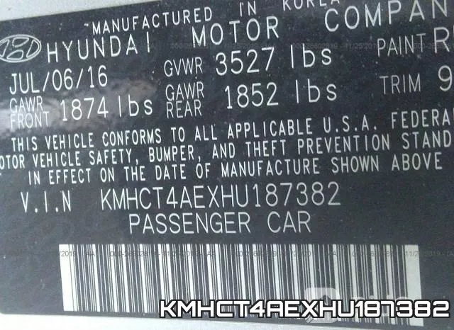 KMHCT4AEXHU187382 фото 10