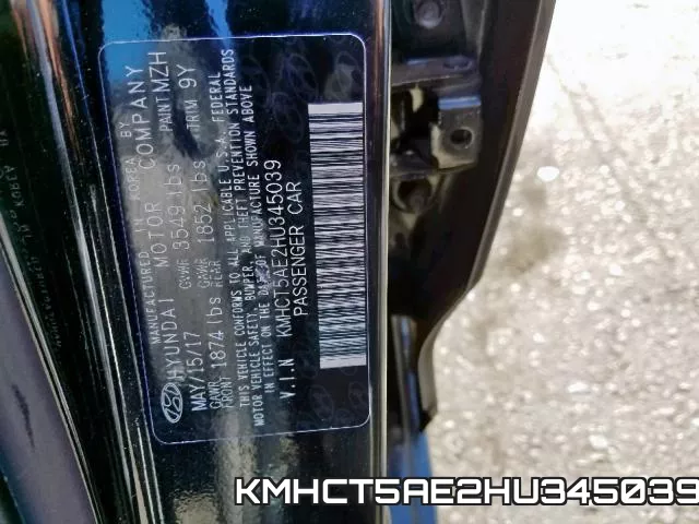 KMHCT5AE2HU345039 фото 2