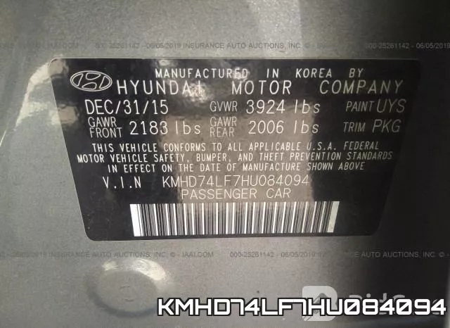 KMHD74LF7HU084094 фото 9