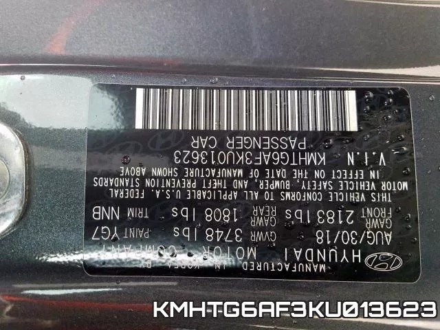 KMHTG6AF3KU013623 фото 2