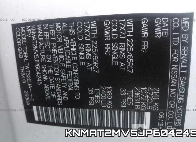 KNMAT2MV5JP604245 фото 10