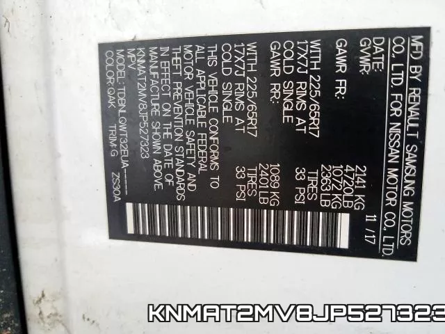 KNMAT2MV8JP527323 фото 2