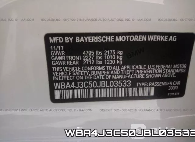WBA4J3C50JBL03533 фото 10