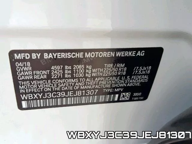 WBXYJ3C39JEJ81307 фото 2