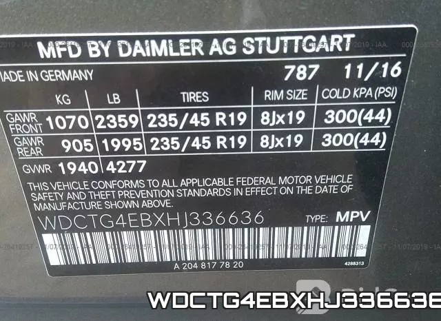 WDCTG4EBXHJ336636 фото 10