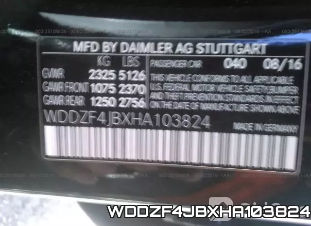 WDDZF4JBXHA103824 фото 10