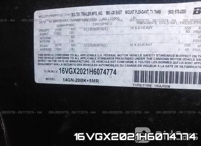 16VGX2021H6074774 фото 10