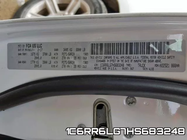 1C6RR6LG7HS683248 фото 2